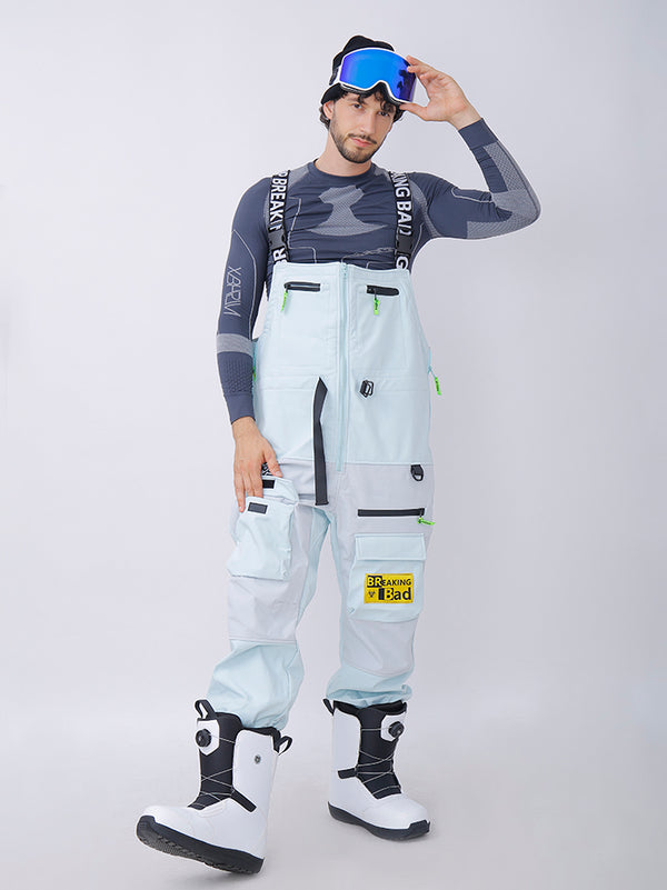 Men's Pingup Unisex Breaking Bad Snowboard Pants Bibs