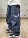 Women's John Snow ChillTrack Oversize Baggy Snowboard Pants Cargo Denim Jeans