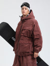 Men's Gsou Snow Alpine Cruiser Fleece Oversize Baggy Snowboard Jacket