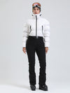 Women's Alpine Luxe DownTop Fleece-Lined Winter Glam Ski Jumpsuit