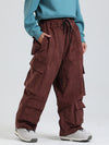 Women's Gsou Snow Alpine Cruiser Fleece Oversize Baggy Snowboard Pants