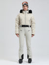 Women's Arctic Vogue DownTop Fleece-Lined Mountain Chic Ski Jumpsuit