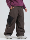 Women's Gsou Snow Mountain Chill Swag Cargo Pockets Snowboard Pants