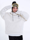 Women's Renchill WinterBear Cozy Fluffy Snow Hoodie with Paw Mittens