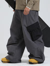 Men's Gsou Snow Mountain Chill Swag Cargo Pockets Snowboard Pants