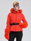 Women's Gsou Snow Arctic Vogue Fleece-Lined Winter Glam Ski Jacket