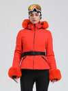 Women's Gsou Snow Arctic Vogue Fleece-Lined Winter Glam Ski Jacket