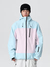 Women's Searipe Retro Vibe Color Block Baggy Snow Jacket