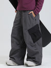 Women's Gsou Snow Mountain Chill Swag Cargo Pockets Snowboard Pants