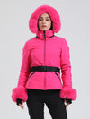 Women's Gsou Snow Arctic Vogue Fleece-Lined Winter Glam Ski Jacket