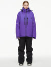 Women's Arctic Queen Mountain Windbreaker Thermal Snow Suits with Overalls Bibs