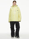 Women's Arctic Queen Mountain Windbreaker Thermal Snow Suits with Overalls Bibs