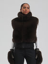 Women's Mountain Luxe High Pile Fleece Winter Fashion Ski Vest