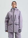 Women's Gsou Snow Durable Mountain Pro All Function Cargo Snow Jacket