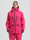 Women's Gsou Snow Durable Mountain Pro All Function Cargo Snow Jacket