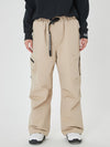 Women's Prime Mountain Baggy Snow Pants with Dual Side Cargo Pockets