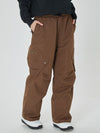 Women's Mountain Chill Swag Cargo Pockets Baggy Snow Pants