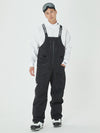 Men's Mountain Freerider Swag Cargo Snowboard Bib Overalls Baggy Snow Pants