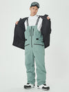 Men's Mountain Freerider Swag Cargo Snowboard Bib Overalls Baggy Snow Pants