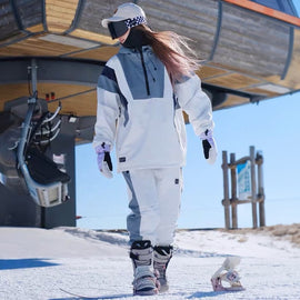 Women Ski Jumpsuit Navy Blue With White Insert Ski Overall Bright Ski  Winter Suit Snowboarding Suit Winter Warm Pants Snowboarding Suit -   Canada