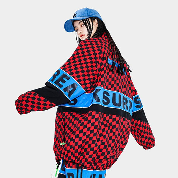 Snowverb Women's Street Style Plaid Snow Jacket