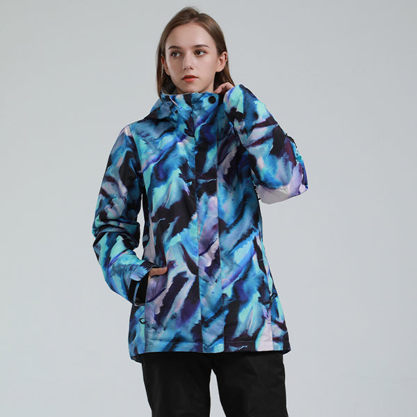 Women's Gsou Snow Flower Winter Mountain Idol Snow Jacket