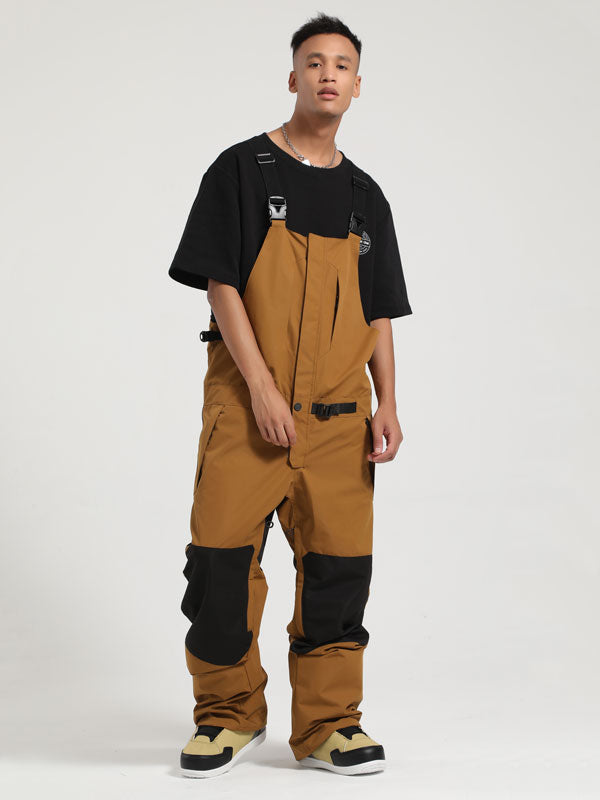 Men's Gsou Snow Winter Ranger Snow Bibs Pants